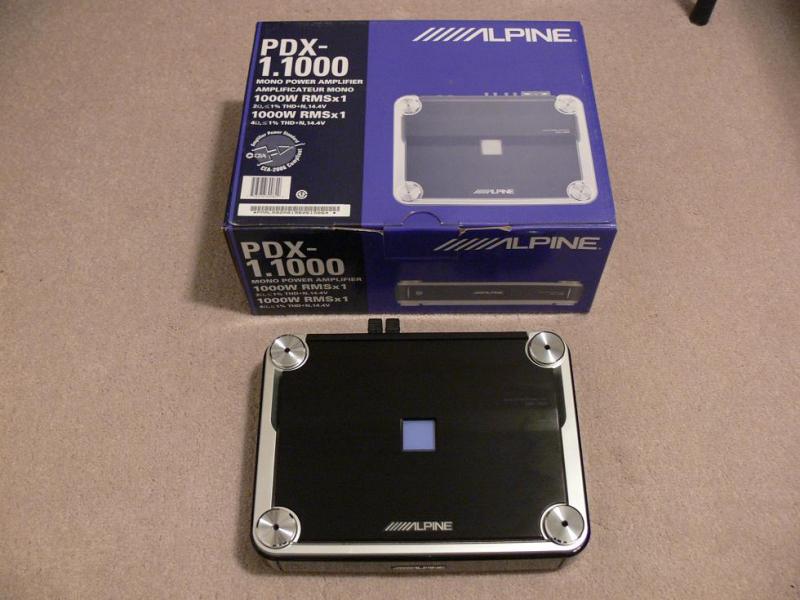 used Alpine PDX-1.1000 - in Amps - $600 - Car Audio Forumz - The #1 Car