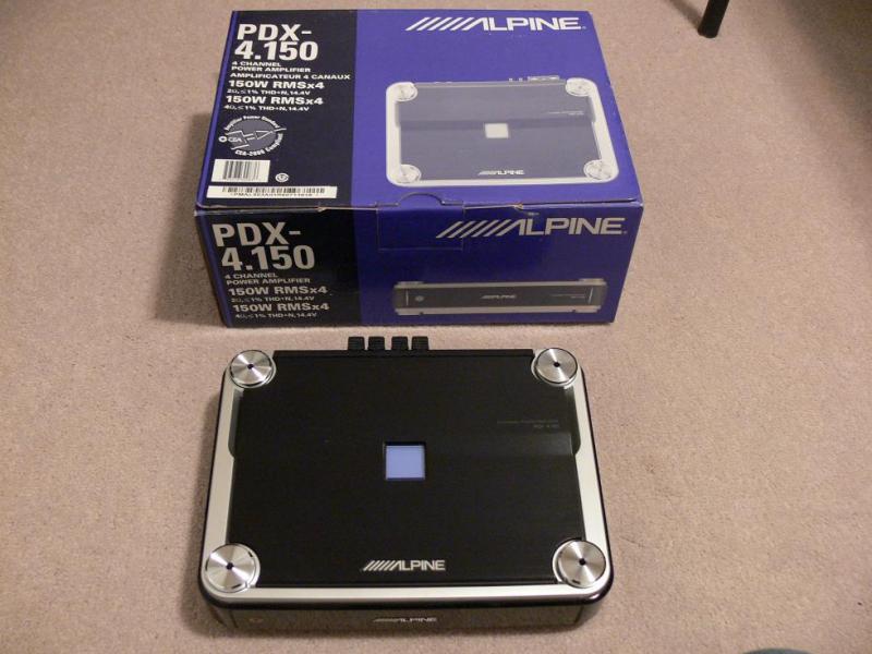 used Alpine PDX-4.150 - in Amps - $350 - Car Audio Forumz - The #1